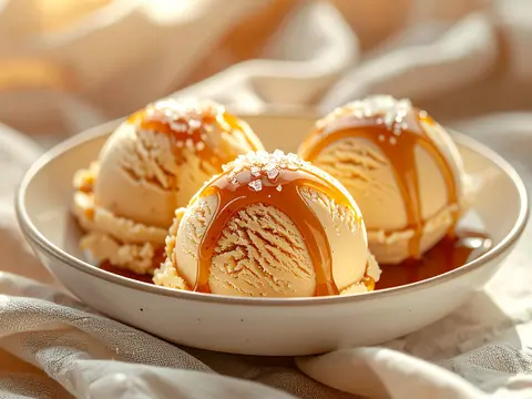 Crème Glacée au Caramel