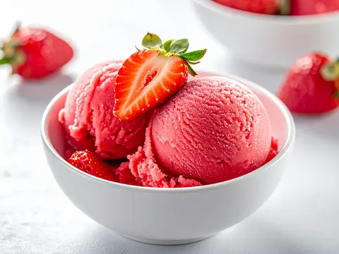 Sorbet à la Fraise